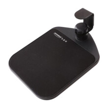 Jincomso Draaibare 360 Graden Vaste Muismat, Muislade-Accessoire, Polsbescherming Muismat, Computerhandstretcher, Zwart