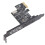 PCI-E 1X Naar USB 3.2 GEN1 5Gbps Type-E A-Key Uitbreidingskaart, Frontpaneel Type-C Interface voor Desktop Pc (ASM1042A) 5