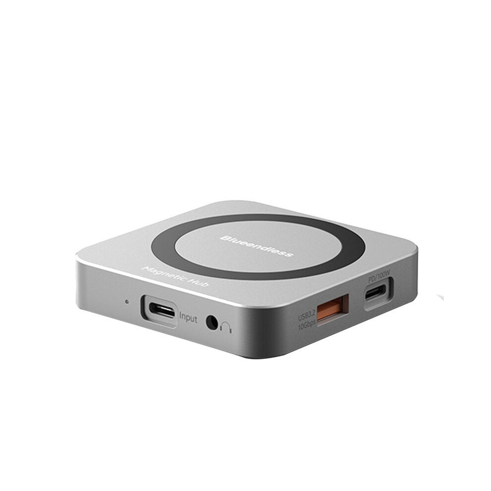 Blueendless 8 In 1 Usb C Hub M.2 Nvme Ssd Docking Station Usb3.1 10Gbps 100W Pd 4K60hz Magnetic M.2 Ssd Enclosure For 4713029850001