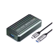 M.2 NVME SSD-Gehäuse Externes Gehäuse USB3.1 10Gbps NVME Festplattengehäuse Adapterbox Unterstützt 2230