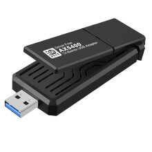 AX5400 WiFi 6E USB-Adapter Drahtlose WiFi-Karte 2,4G/5G/6GHz Tri-Band 5400Mbps USB3.0 WiFi6E-Adapter für Win10&Win11