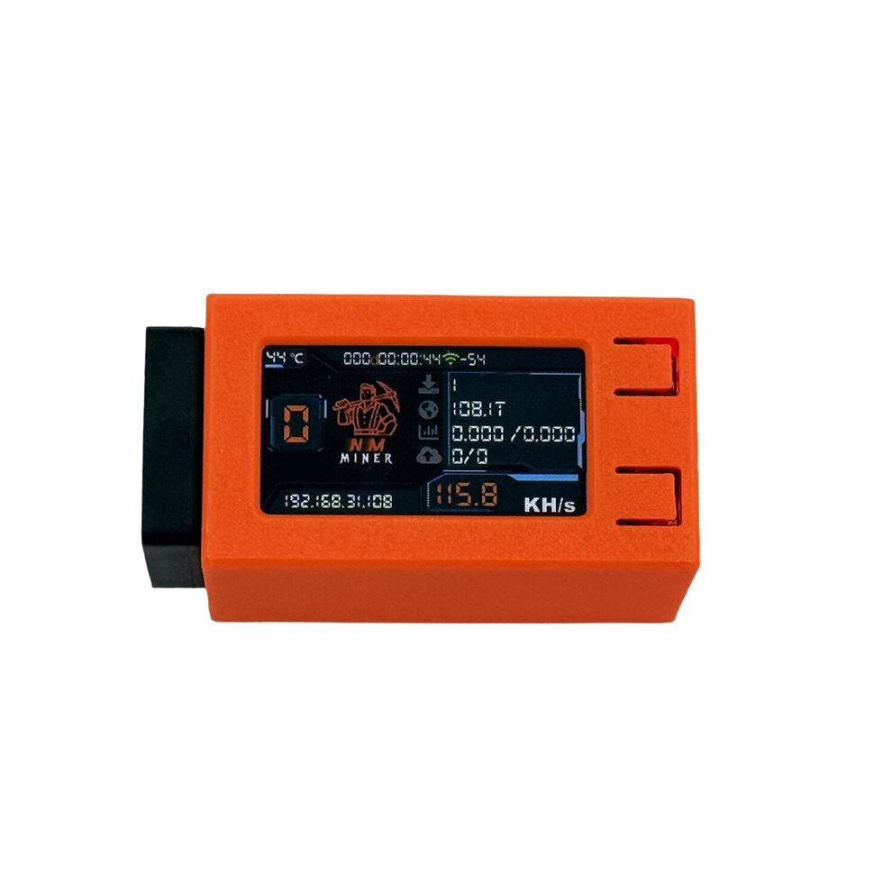 Upgrade Nerdminer 118Kh/S 1.91Inch Color Screen With Cooling Fan Btc Solo Lottery Miner Bitcoin Btc Miner Nerd Miner 6031587968555