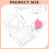200Pack Wax Melt Container 1.3 Oz,Wax Melt Single Square Flip Top Clear Empty Plastic Square Tray A 4