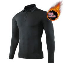 (P35-5 With velvet, S) Running Shirt Men Bodybuilding Sport T-shirt Long Sleeve Compression Top Gym Fitness Tight Compresson Polo Jetseys