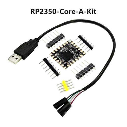 Voor Raspberry Pi  2 Stamp Hole Development Board RP2350-Core-A RP2350 Multifunctionele Dual Core Processor 2