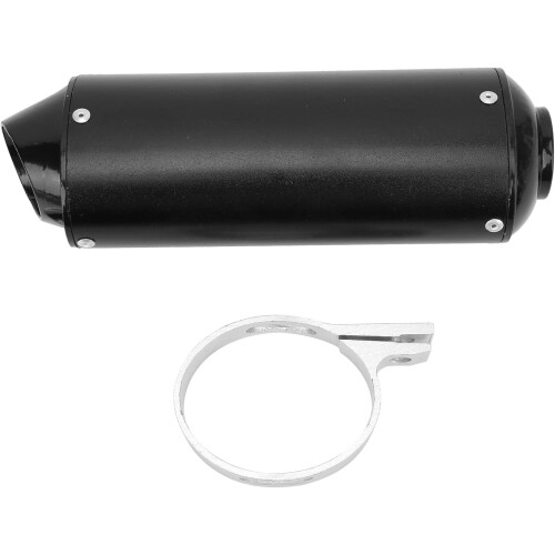 32 mm 1.3 inch exhaust pipe muffler black main function motorcycle material metal 1