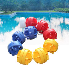 Swimming Pool Lane Divider 12cm Wide Floating Rope with Buoyancy Floats for Safety