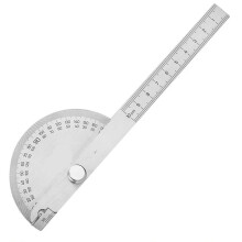 Goniometer Stainless Steel Protractor Metal Ruler Multi Angle Measuring Ruler Carpentry Tool Protractor Angle Finder Goniometro