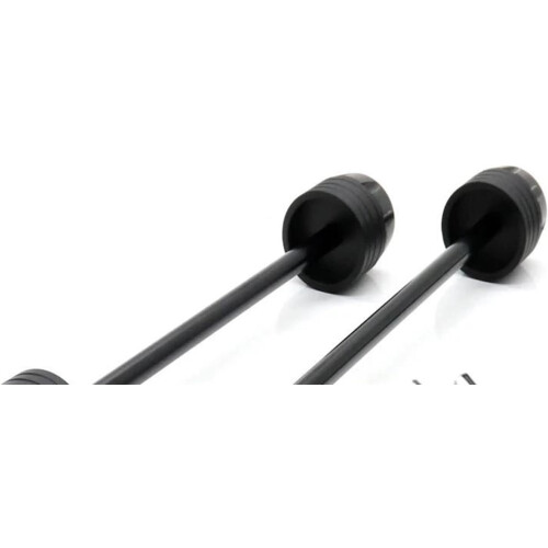 Ducati  Monster 950 937  Front and Rear Axle Fork Slider Crash Protector (Black) 2