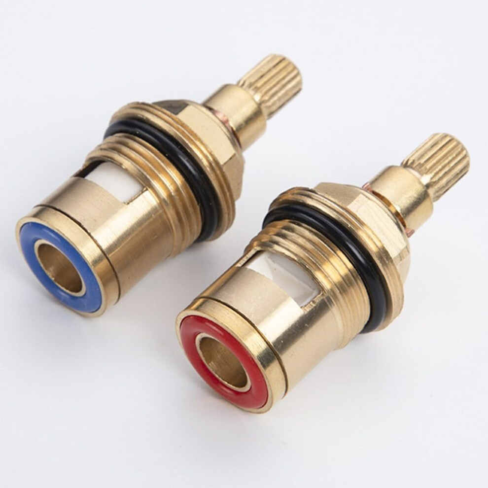 Tap Valve Replacement Ceramic Disc Cartridge Quarter Turn Core G1/2 Faucet Cartridge Kitchen Bathroom Tap Parts Red 9382693870513