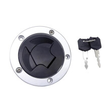 For Kawasaki Z750 Z750R Z800 Z1000 Z1000SX ZX1000 For Ninja 1000 Motorcycle Fuel Tank Cap Ignition Lock with 2 Keys Decorative Kit