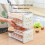 Egg Box Refrigerator Egg Storage Drawer Layer Tray For Chicken And Duck Eggs Kitchen Organizer Stackable Orange 2