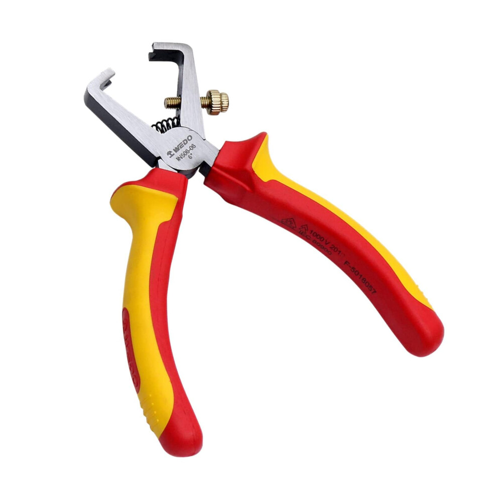 Wire Stripper With Opening Spring, 1000V Vde Tested, Electrician's Tool, 170Mm, Chrome Vanadium Steel, Gs 9347817000160