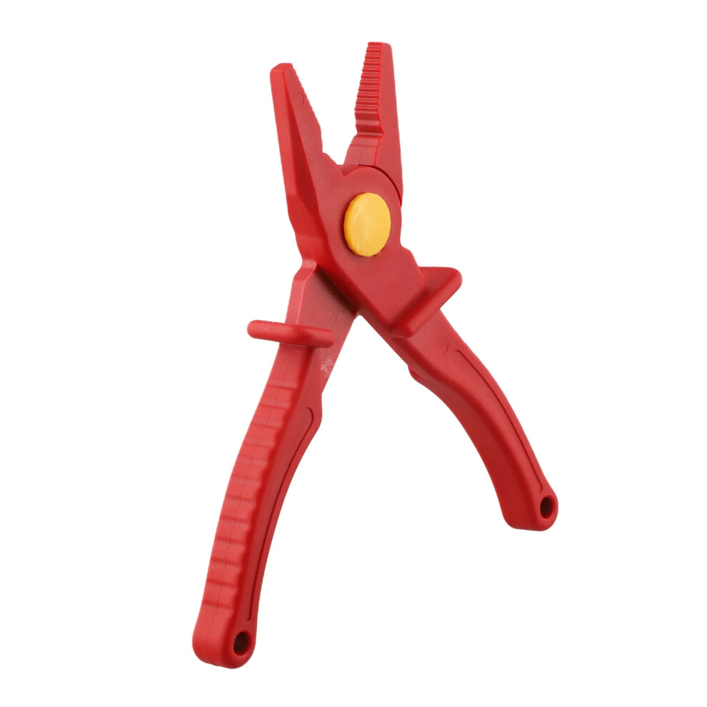Vde Insulation Pliers 7.7-Inch Vise Multifunctional Flat Nose Plastic Crimper 1000V High Voltage Resistant Electrician's Pliers 6935161473254
