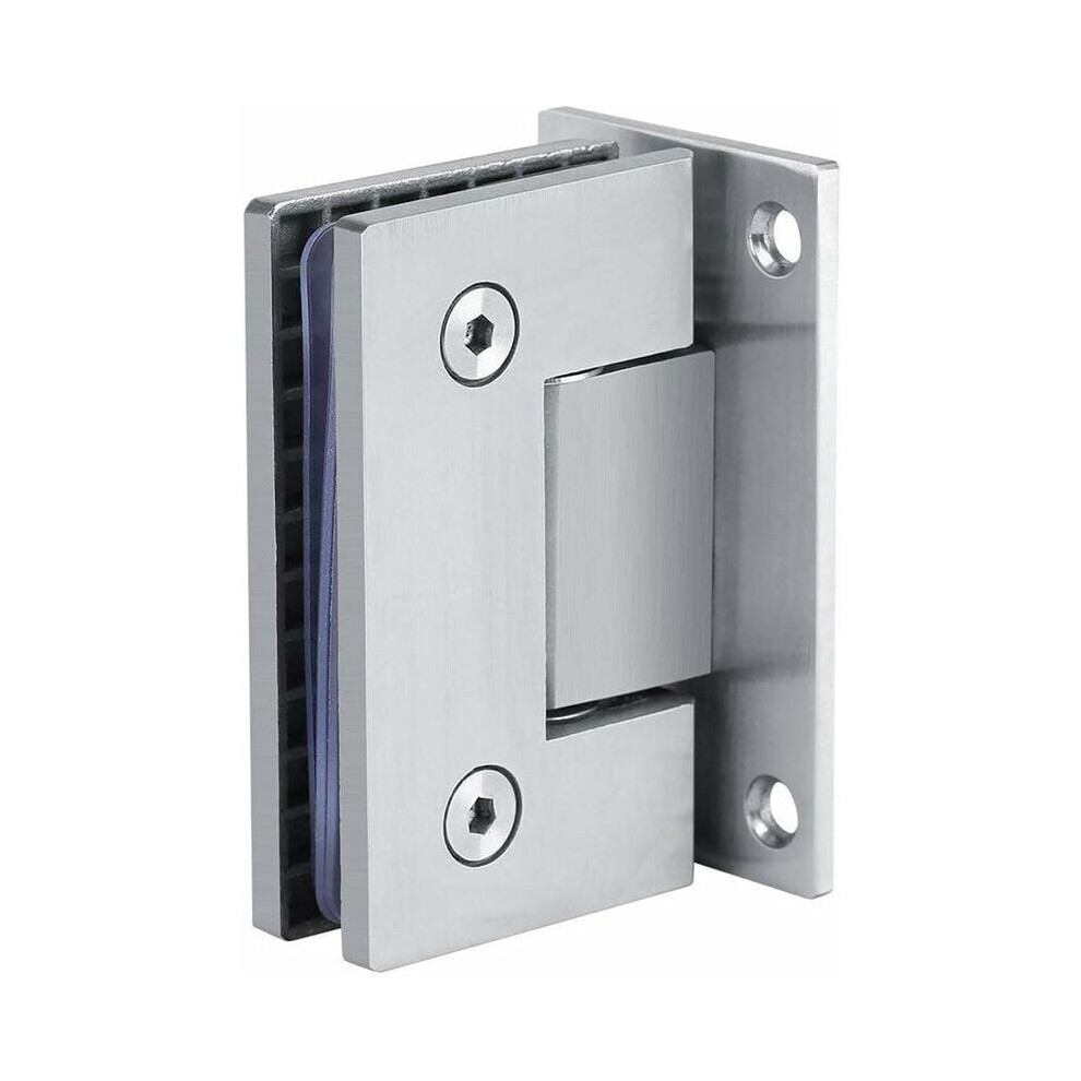 Cabinet Glass Door Hinge Bracket, Heavy Duty Frameless Shower Door Hinges Easy To Installation 90 Degree Wall-To-Glass Stainless Steel Hinge For 9358999674810