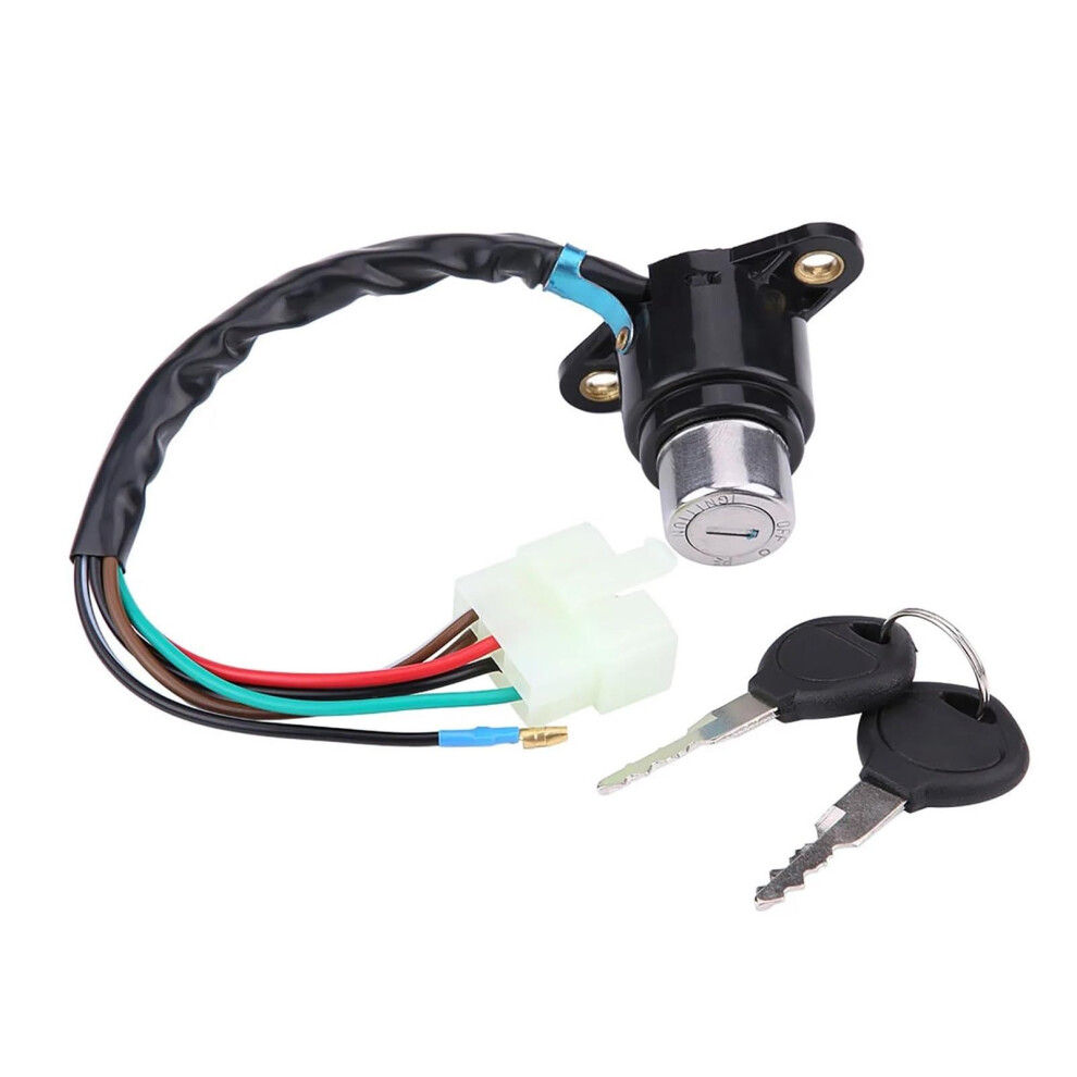 Ignition Switch For Motorcycle, 25 Cm Wire, Plastic Ignition Switch Cylinder For Cb/Cm 400/450 Cb400 Cb450 Cm400 Cm450 9347817000351