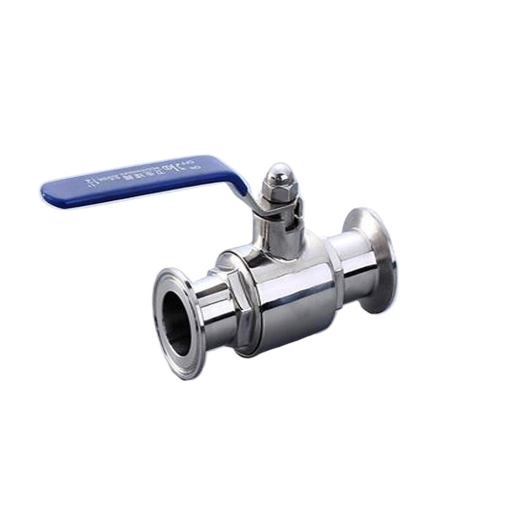 304 Stainless Steel Ball Valve 3/4 Inch 19Mm Tri Clamp Ferrule Type 1.5 Inch 9187378408834