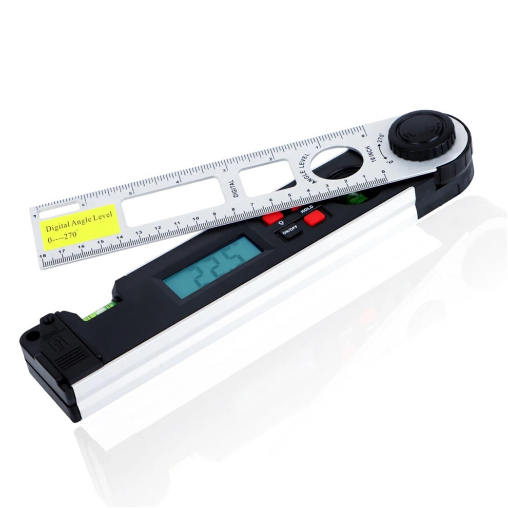 2In1 Digital Meter Angle Inclinometer Level Protractor Electronic Goniometer Angle Finder Measuring Tool 9382693684301