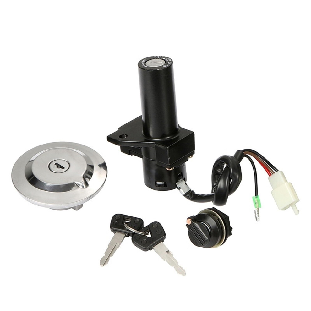 4Key 3Position Motorcycle Ignition Switch, Fuel Tank Cap Lock With Key Set For Yamaha Ybr125 20022013 Motorcycle Accessories 9347817000504