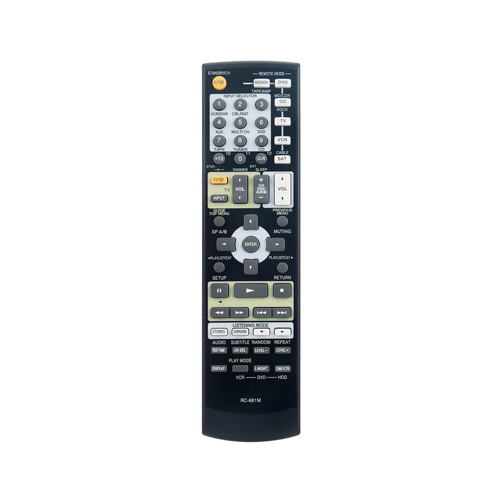 Rc-607M Rc-608M Rc-681M Rc-682M Onkyo Onkyo Av Audio Receiver Remote Control 6935161576191