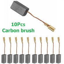 10PCS Carbonbürsten für Bosch Motor Winkelschleifer Elektrowerkzeugzubehör 5 8 15mm Carbonbürsten für Bosch GWS6-100