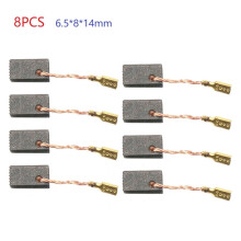 8 Stück Carbonbürsten 6,5814 mm für Bosch Winkelschleifer GWS 7-100 7-125 Graphitbürstenersatz im Großhandel