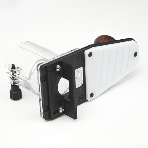 Edge Trimming Machine with Adjustable Router Base Plate and Durable Polyethylene Bottom for Woodworking 1