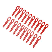 20 Stück Ersatzklingen (rot) für Einhell Akku-Rasentrimmer GE-CT 18 Gartenwerkzeuge Rasenmäher Zubehör