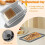 Bread Manual Slicer Adjustable Width, Crumb Tray, Compact Cutting Guide, Bread Slicer Machine For Home Use 3