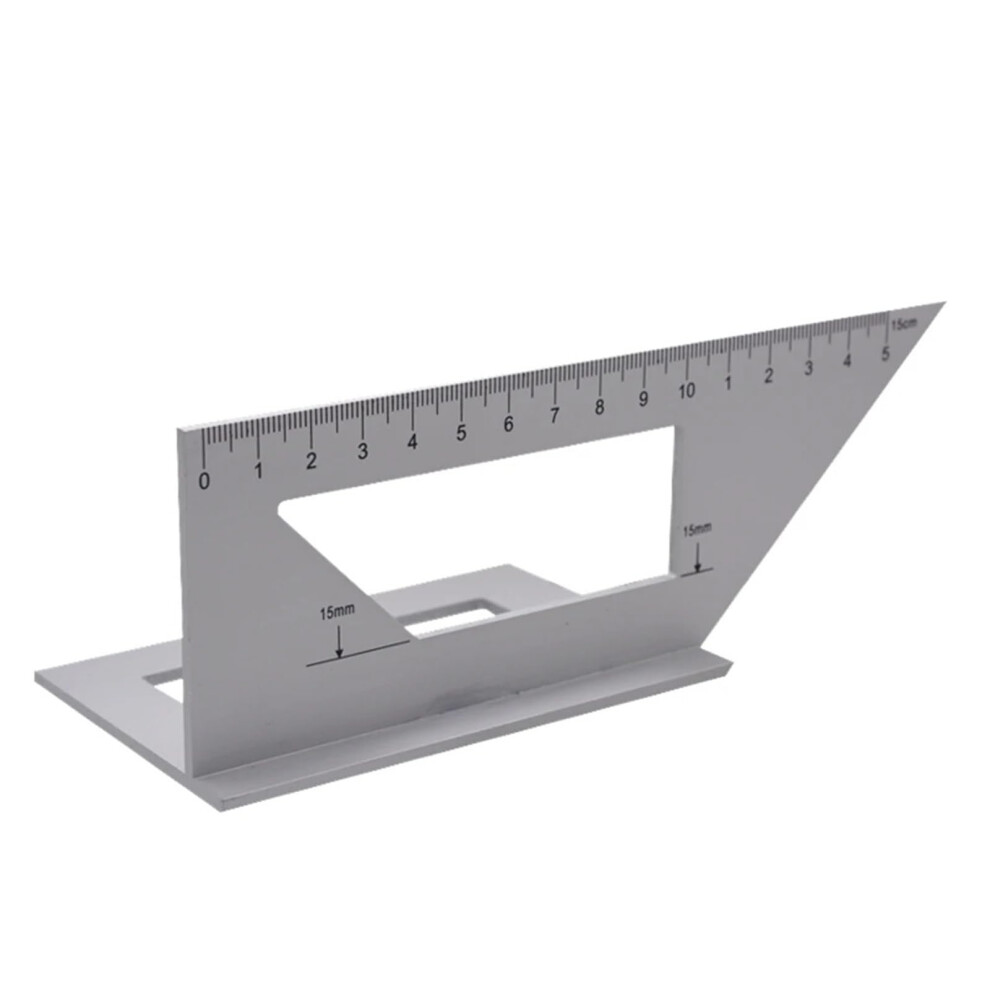 Multifunctional 45/90 Angle Ruler For Woodworking, Angle Gauge, Combination Square Ruler 9382693684677