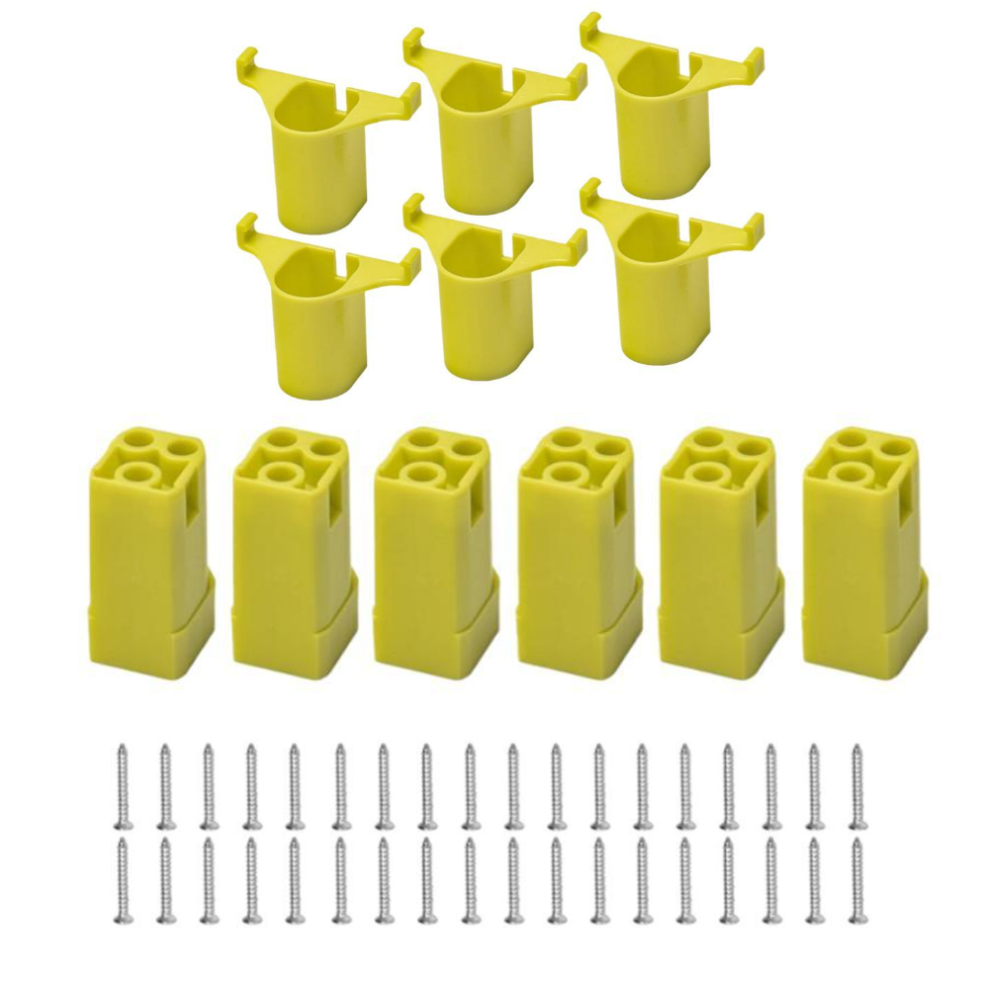 12 Holders For Secure Storage Of 18V Cordless Tools And Batteries Offering A Practical And Organized Wall Mounted Solution 6935161444957