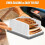 Bread Manual Slicer Adjustable Width, Crumb Tray, Compact Cutting Guide, Bread Slicer Machine For Home Use 2