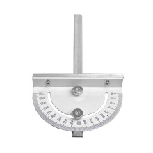 Table Saw Angle Ruler Gauge Protractor Ruler 180 Degree Gauge Goniometer Stainless Steel Woodworking Measuring Tool
