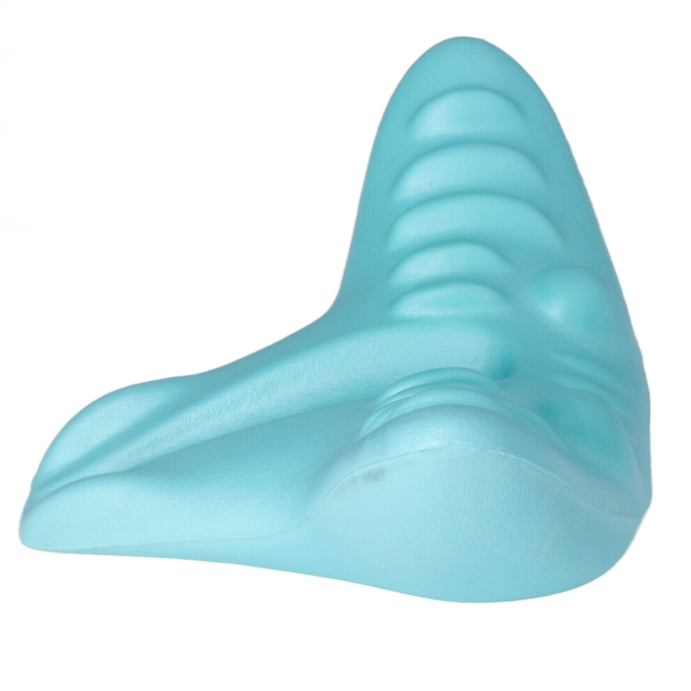 Portable Foam Neck Traction Pillow 24x18x10cm for Pain Relief & Fatigue