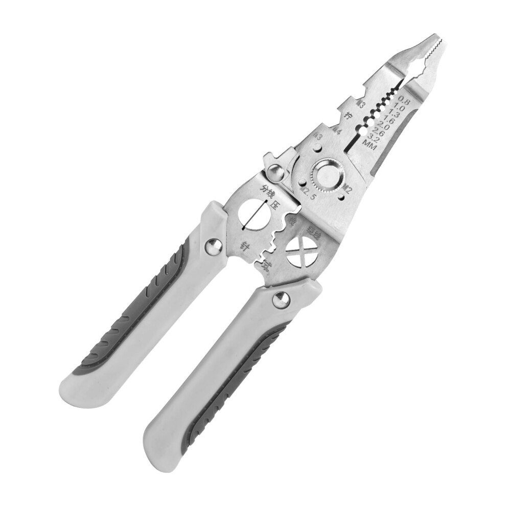 20.5 Cm Multifunctional Wire Cutter, Stripper, Crimping Tool For Electricians 9382693685018