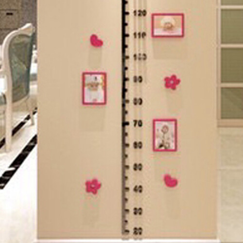 Acrylic Kids Growth Chart Wall Ruler, Home Decor, Cat Design 2