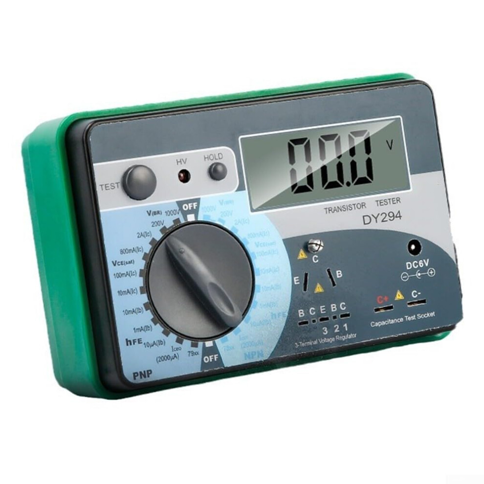 Digital Transistor Tester Dc Parameter Testing For Diodes Transistors Thyristors Capacitors With Protection Voltage 9426802616071