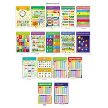 (16 Cartazes Educativos) 16 Cartazes de Educação Infantil