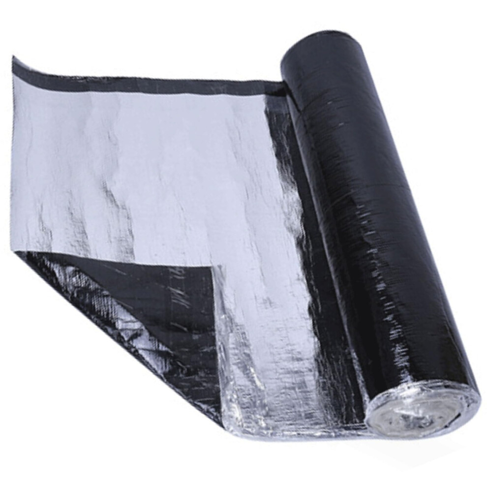 Selfadhesive Asphalt Waterproof Roof Tape Aluminium Foil Roofing Tape 0.5X10m For Walls Roofs Floors Lofts 9382693872128