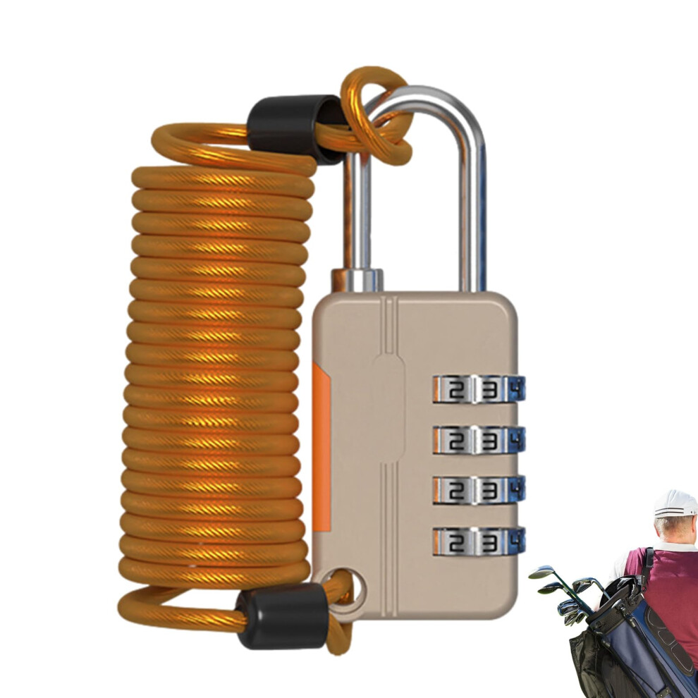 Wire Lock Cable, Small Cable Lock Waterproof Suitcase Lock, Bicycle Lock, 4Digit Antitheft Combination Code 9347817001662