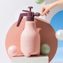 Rociador de jardín rosa 1500 ml, base de 12 cm, giratorio de 31 cm