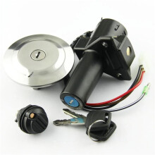 Motorcycle ignition switch, fuel tank cap, for Yamaha YBR125 2005 2006 2007 2008 2009, motorcycle parts, seat lock, key set, accessories, 12V