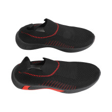 Dünne, atmungsaktive Herren-Knitts-Laufschuhe zum Reinschlüpfen Schwarz 42-45