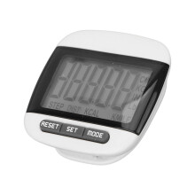 Älterer LCD-Pedometer mit Clip, präzise Schritt-, Entfernungs- und Kalorienmessung