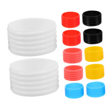 12pcs Silicone Racket Grip Rings Slip Sweatproof Stabilizer for Tennis Padel Pickleball Paddles