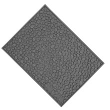 Anti-Rutsch Kaffeebohnen-Matte PVC 40x30cm Grau für Wasserablauf