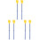 3 Pairs Plastic Paddle Telescopic Child Rubber Boat Plastic 2