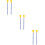 3 Pairs Plastic Paddle Telescopic Child Rubber Boat Plastic 9