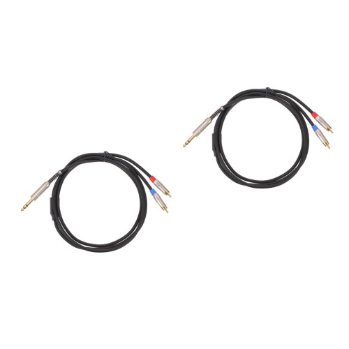 Raindrops 2 Pcs Adapter Cable Audio Equipment Cable Transferring Cable 1