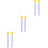 3 Pairs Plastic Paddle Telescopic Child Rubber Boat Plastic 5